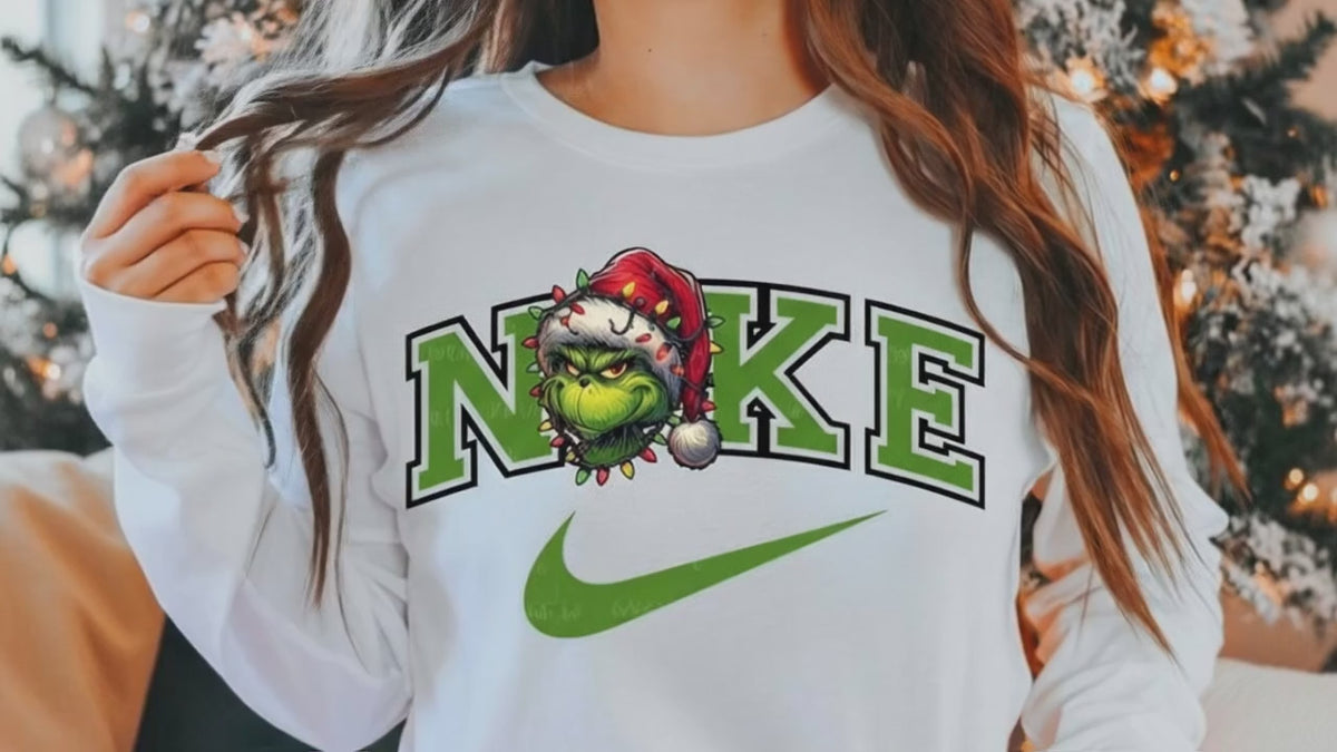 Grinch Christmas Just Do It Graphic Shirt