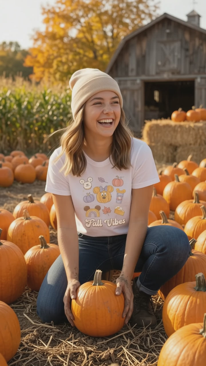 Fall Vibes Graphic Shirt for youth