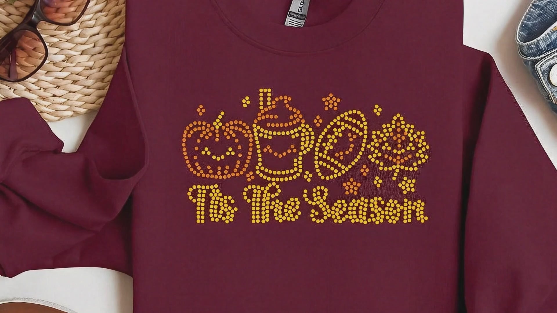 Tis the Season! Rhinestone Graphic Shirt