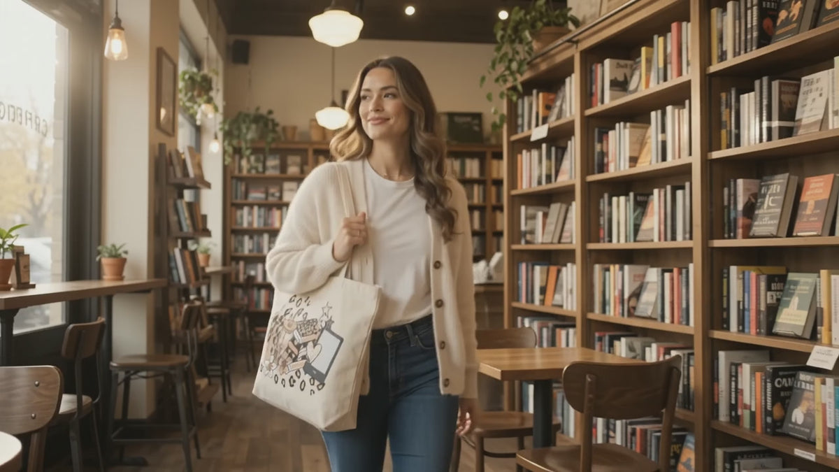 Book Lover Leopard Print Tote