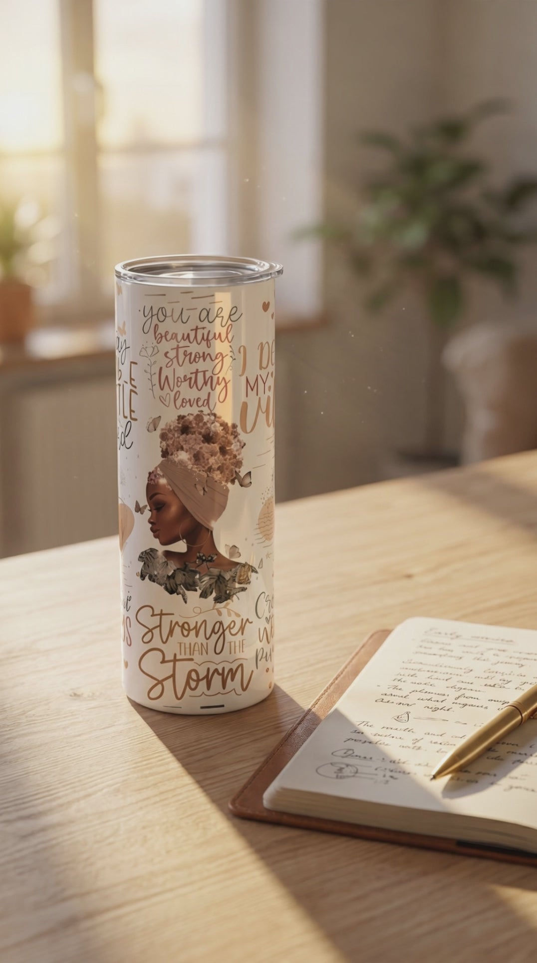 Stronger than the storm tumbler