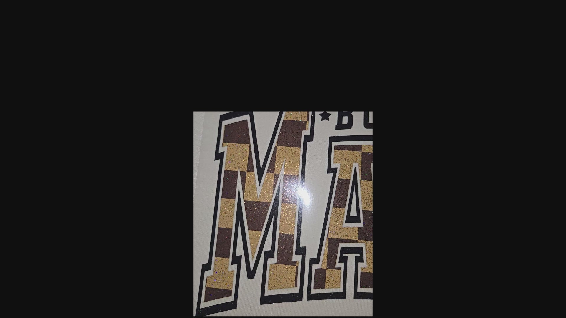 Boujee MAMA Glitter Infused Graphic Shirt