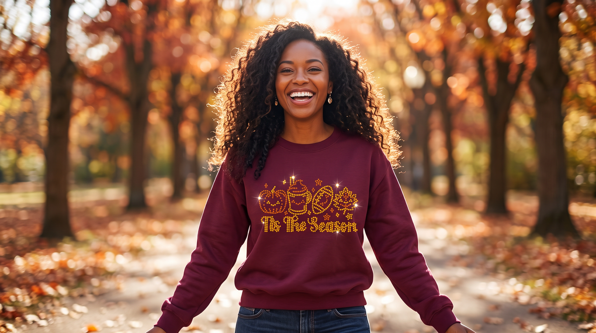 Tis the Season! Rhinestone Graphic Shirt